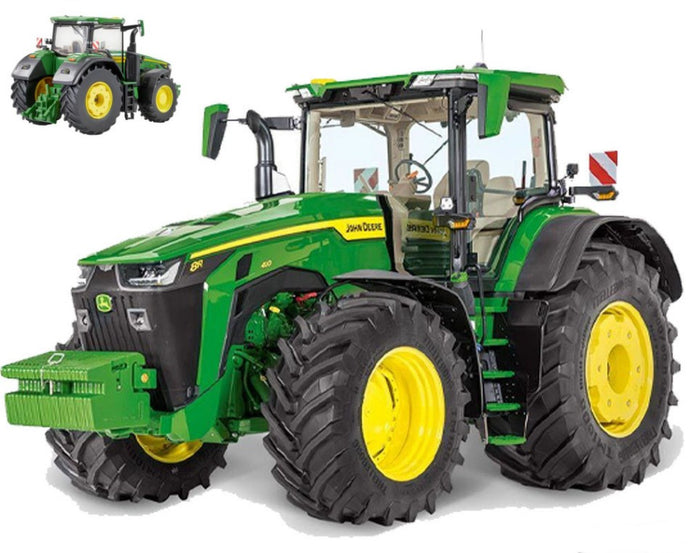 JOHN DEERE 8R 370 TRACTOR 2020 GREEN YELLOW 1:32