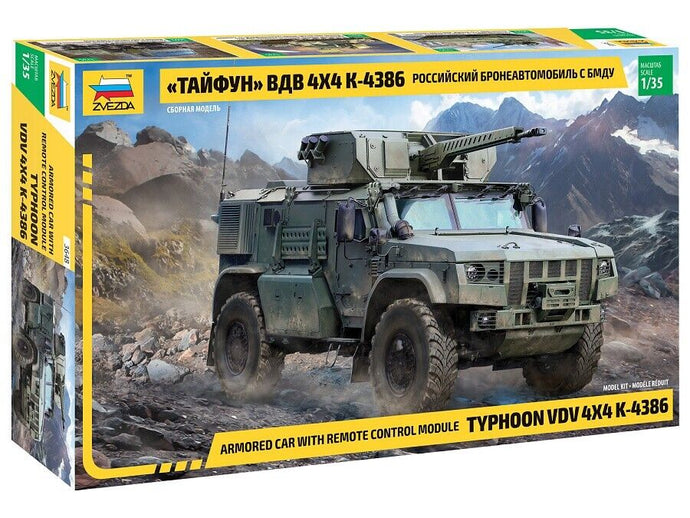K-4386 TYPHOON RUSSIAN ARMOURED 4x4 CAR WITH REMOTE CONTROL MOD KIT 1:35