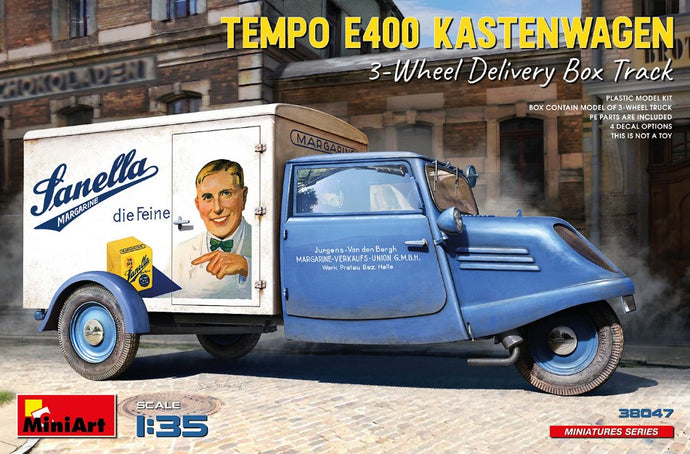 TEMPO E400 KASTENWAGEN 3-WHEEL DELIVERY BOX TRACK KIT 1:35