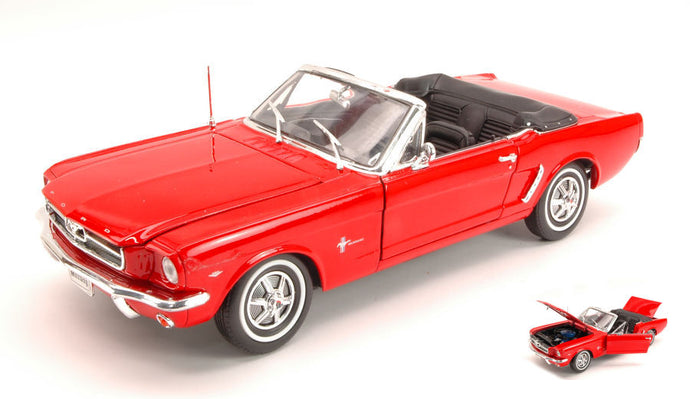 FORD MUSTANG CABRIO 1964 RED 1:18