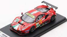 Indlæs billede til gallerivisning Ferrari 488 GTE EVO #51 PIER GUIDI/CALADO/SERRA 2nd LMGTE PRO CLASS 24H LE MANS 2022 rød 1:43