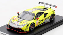 Indlæs billede til gallerivisning FERRARI 488 GTE EVO 3.9L TURBO V8 TEAM KESSEL RACING N 57 24h LE MANS 2022 T.KIMURA - F.SCHANDORFF - M.JENSEN YELLOW SILVER 1:43