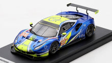 Indlæs billede til gallerivisning FERRARI 488 GTE EVO 3.9L TURBO V8 TEAM INCEPTION RACING N 59 24h LE MANS 2022 A.WEST - C.LEDOGAR - M.KLEIN BLUE YELLOW 1:43