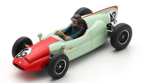 Cooper T51 #48 BRUCE HALFORD FRENCH GP 1960 lys grøn/rød 1:43