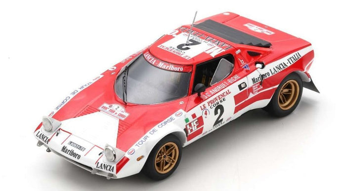 LANCIA STRATOS HF N.2 WINNER TOUR DE CORSE 1974 J-C.ANDRUET-