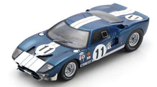 Indlæs billede til gallerivisning Ford GT40 #11 MILES/McLAREN 2nd 12H SEBRING 1965 blå/hvid 1:43