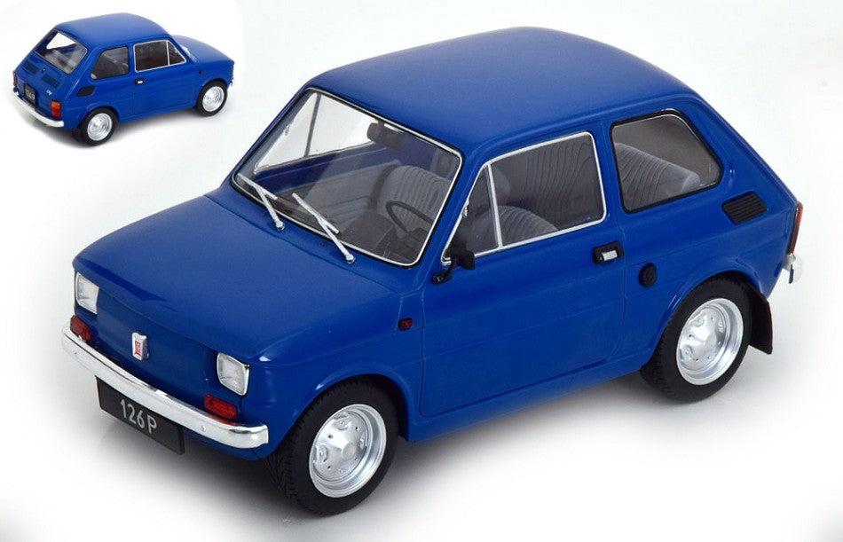 FIAT-POLSKI 126 1972 BLUE 1:18