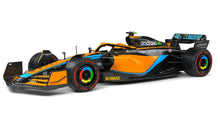 Indlæs billede til gallerivisning McLAREN F1 MCL36 TEAM MCLAREN N 3 AUSTRALIAN GP 2022 DANIEL RICCIARDO ORANGE LIGHT BLUE 1:18