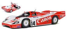 Indlæs billede til gallerivisning PORSCHE 956 TURBO TEAM CANON RACING N 14 24h LE MANS 1983 J.PALMER - J.LAMMERS - R.LLOYD RED WHITE 1:18