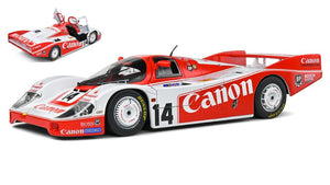 PORSCHE 956 TURBO TEAM CANON RACING N 14 24h LE MANS 1983 J.PALMER - J.LAMMERS - R.LLOYD RED WHITE 1:18