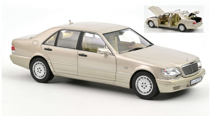 MERCEDES S600 1997 SILVER 1:18