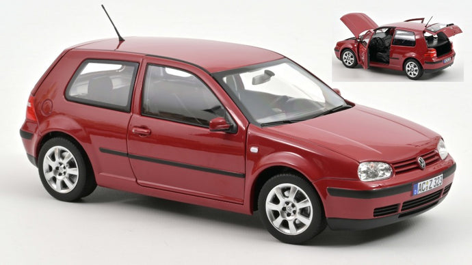 VW GOLF 2002 RED 1:18