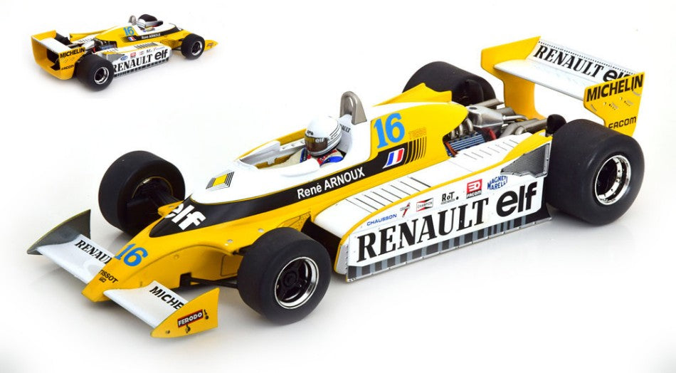 RENAULT RS10 N.16 BRITAIN GP 1979 R.ARNOUX 1:18