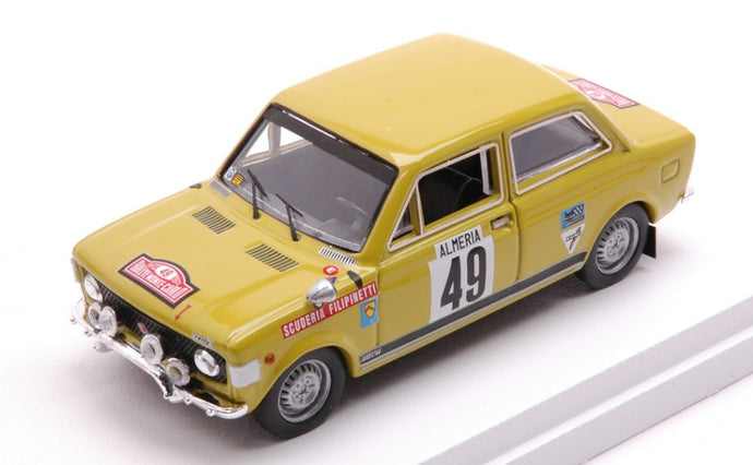 FIAT 128 RALLY N 49 RALLY MONTECARLO 1972 P.LIER - J.P.FRATTINI GREEN 1:43