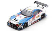 Indlæs billede til gallerivisning Mercedes Benz AMG GT3 #21 PUTMAN/ESPENLAUB/FOSTER/LEWIS 24H NURBURGRING 2022 hvid/blå/rød 1:43