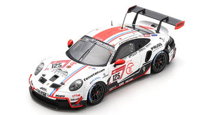 Porsche 911 GT3 CUP #125 SCHELL/AUST/BOLLRATH 24H NURBURGRING 2022 hvid/rød/sort 1:43
