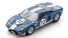 Indlæs billede til gallerivisning Ford GT40 #72 BONDURANT/GINTHER 3rd 2000KM DAYTONA 1965 blå/hvid 1:43