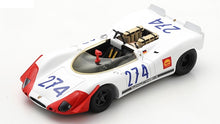 Indlæs billede til gallerivisning Porsche 908-2 #274 STOMMELEN/HERRMANN 3rd TARGA FLORIO 1969 hvid/rød 1:43