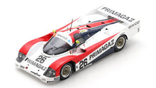 Indlæs billede til gallerivisning Porsche 962 C #26 DUEZ/GROHS/OPPERMANN 24H LE MANS 1990 hvid/rød/blå 1:43