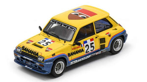 Renault 5 TURBO #25 MICHEL GABRIEL EUROPA CUP 1982 gul/blå 1:43