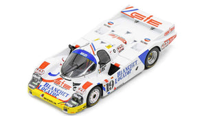 Porsche 956 #19 BOUTSEN/THEYS/FERTE 24H LE MANS 1986 hvid/rød/blå 1:43