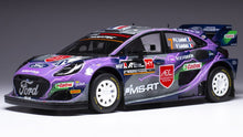 Indlæs billede til gallerivisning Ford PUMA RALLY 1 #7 LOUBET/LANDAIS WRC RALLY ACROPOLIS 2022 lilla/grå 1:18