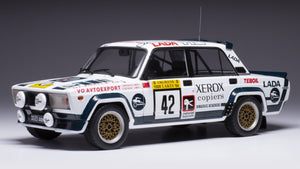 LADA FIAT 2105 VFTS (night version) N 42 RALLY 1000 LAKES 1984 S.BRUNDZA - V.NEYMAN WHITE BLACK 1:18