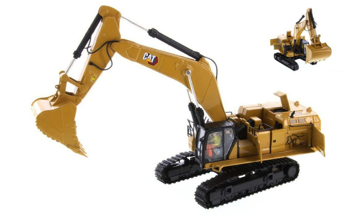CATERPILLAR CAT395 ESCAVATORE CINGOLATO - TRACTOR NEXT GENERATION HYDRAULIC EXCAVATOR SCRAPER - MASS EXCAVATOR VERSION YELLOW BLACK 1:50