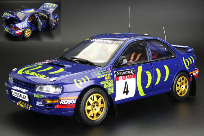 SUBARU IMPREZA 555 N.4 WINNER RAC RALLY 1995 MCRAE/DEREK RINGER 1:18