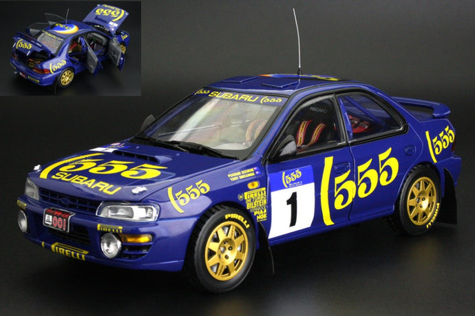 SUBARU IMPREZA 555 N.1 WINNER HONG KONG 1994 BOUME/SIRCOMBE 1:18