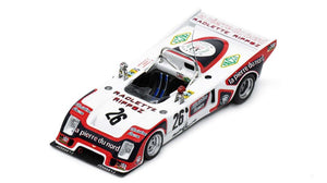 CHEVRON B36 #26 PIGNARD/DUFRENE/HENRY 6th 24H LE MANS 1977 hvid/rød/blå 1:43