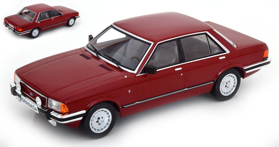 FORD GRANADA MKII GHIA 1982 MET.DARK RED 1:18