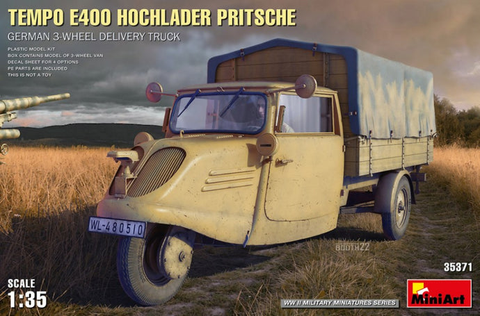 TEMPO E400 HOCLADER PRITSCHE GERMAN 3 KIT 1:35