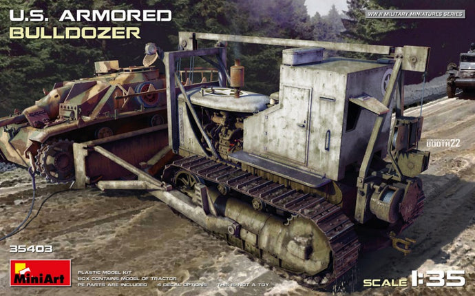 TANK BULLDOZER U.S. ARMORED MILITARY CINGOLATO 1945 / 1:35