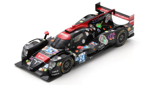 Oreca 07 - GIBSON #24 SALES/BELL/HANLEY 24H LE MANS 2022 sort/rød 1:18