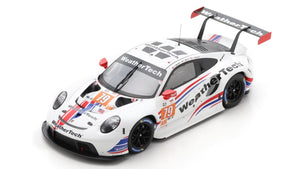 Porsche 911 RSR-19 #79 MAcNEIL/ANDLAUER/MERRILL 2nd LMGTE AM 24H LE MANS 2022 hvid/rød/blå 1:18