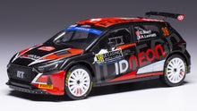 Indlæs billede til gallerivisning HYUNDAI i20 N RALLY2 N 38 RALLY MONTECARLO 2023 O.BURRI - A.LEVRATTI BLACK RED 1:43