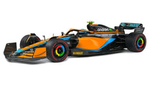 Indlæs billede til gallerivisning McLAREN F1 MCL36 TEAM MCLAREN N 4 3rd EMILIA ROMAGNA ITALY GP 2022 LANDO NORRIS ORANGE LIGHT BLUE 1:18