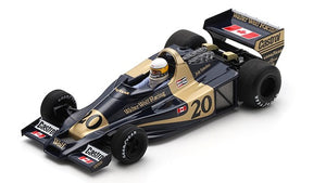 WOLF WR1 #20 JODY SCHECKTER WINNER ARGENTINA GP 1977 sort/guld 1:43