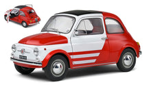 Indlæs billede til gallerivisning FIAT 500 ABARTH &quot;ROBE DI KAPPA&quot; 1965 WHITE/RED 1:18