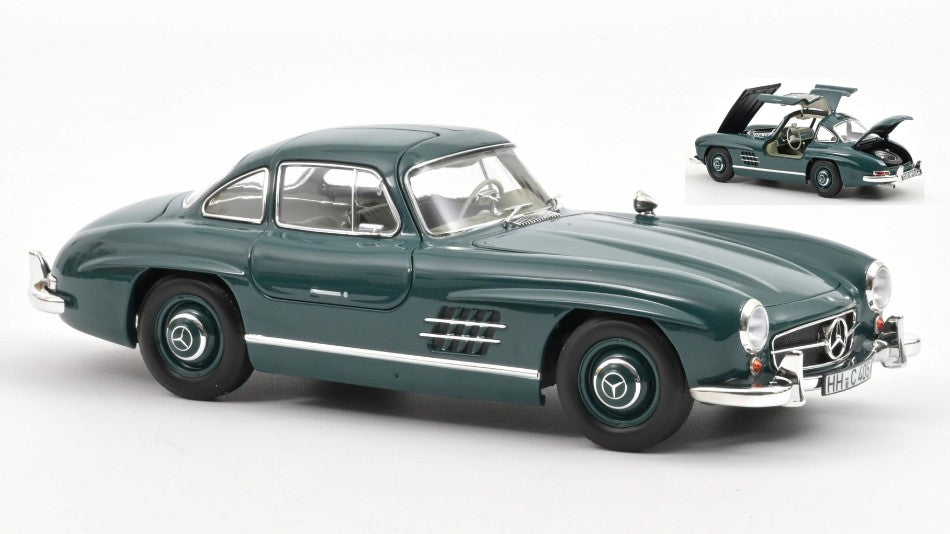 MERCEDES 300 SL 1954 GREEN 1:18