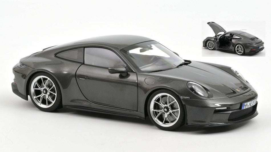 PORSCHE 911 GT3 WITH TOURING PACKAGE 2021 GREY METALLIC 1:18