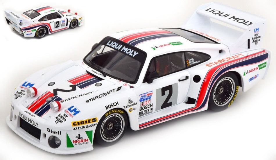 PORSCHE 935 J N.2 24H DAYTONA 1980 MERL/JOEST/STOMMELEN 1:18