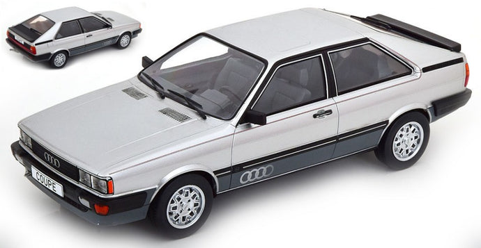 AUDI COUPE GT 1980 SILVER 1:18