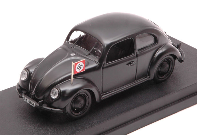 VOLKSWAGEN BEETLE MAGGIOLINO SS GESTAPO 1945 POLICE MILITARY BLACK 1:43