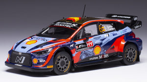 Hyundai i20 N RALLY1 #6 SORDO/CARRERA WRC RALLY ACROPOLIS 2022 blå/rød/gul 1:43
