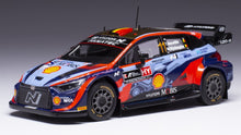 Indlæs billede til gallerivisning Hyundai i20 N RALLY1 #11 NEUVILLE/WYDAEGHE WRC RALLY ACROPOLIS 2022 blå/rød/gul 1:43