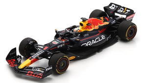 RED BULL F1 RB18 TEAM ORACLE RED BULL RACING N 1 WINNER BELGIUM GP WORLD CHAMPION 2022 MAX VERSTAPPEN MATT BLUE YELLOW RED 1:43