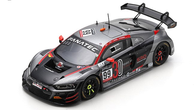AUDI R8 GT3 N.99 2nd CLASS 24 H SPA 2022 ZUG-AKA-SCHOLL-PUHAKKA 1:43