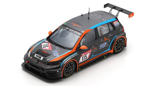 VW GOLF GTI TCR - SR #115 GOROYAN/SPEICH/MEURER/HALLMANNS 24H NURBURGRING 2022 grå/orange/blå 1:43